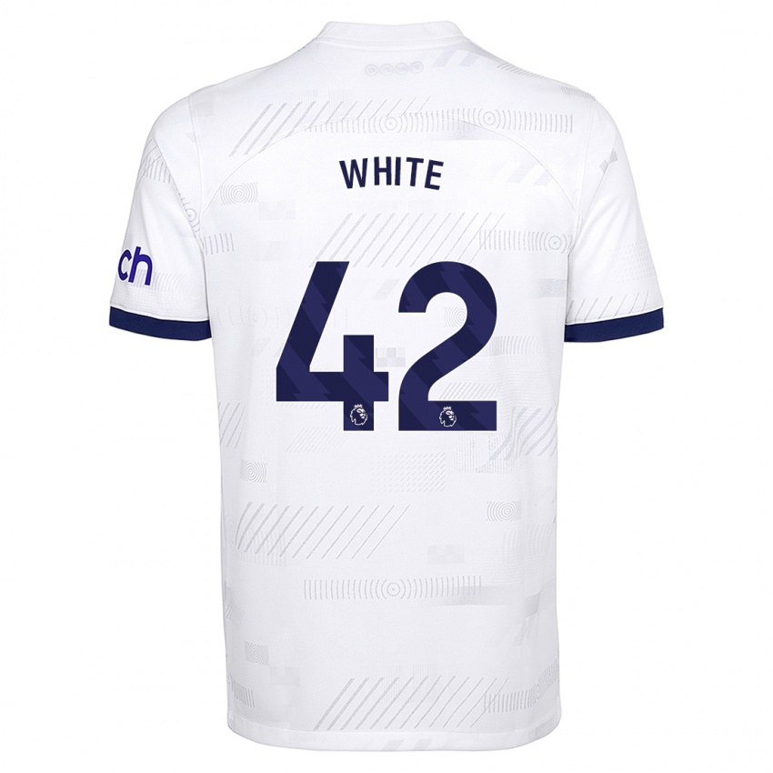 Pánské Harvey White #42 Bílý Domů Hráčské Dresy 2023/24 Dres