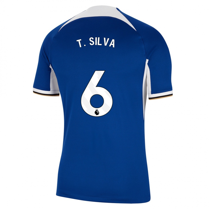 Pánské Thiago Silva #6 Modrý Domů Hráčské Dresy 2023/24 Dres