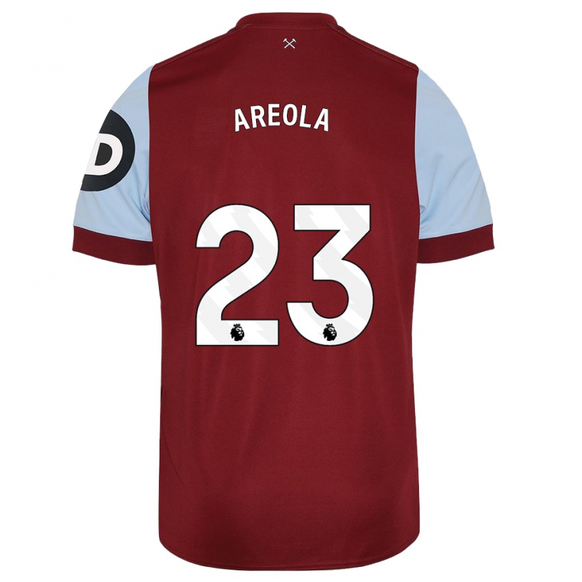 Pánské Alphonse Areola #23 Maroon Domů Hráčské Dresy 2023/24 Dres