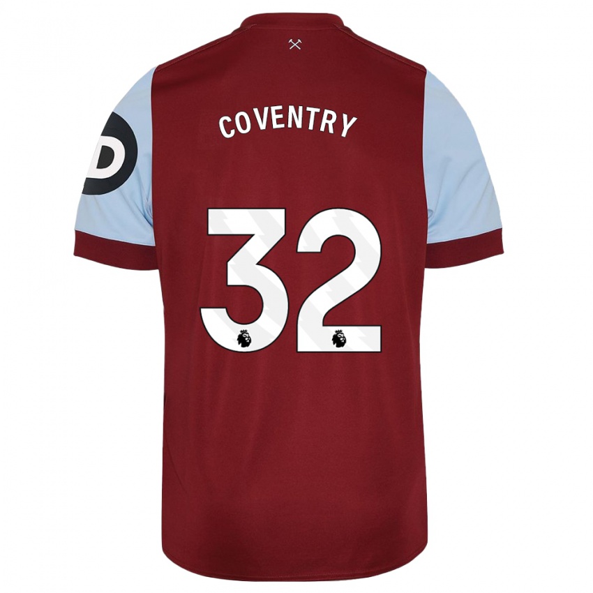 Pánské Conor Coventry #32 Maroon Domů Hráčské Dresy 2023/24 Dres