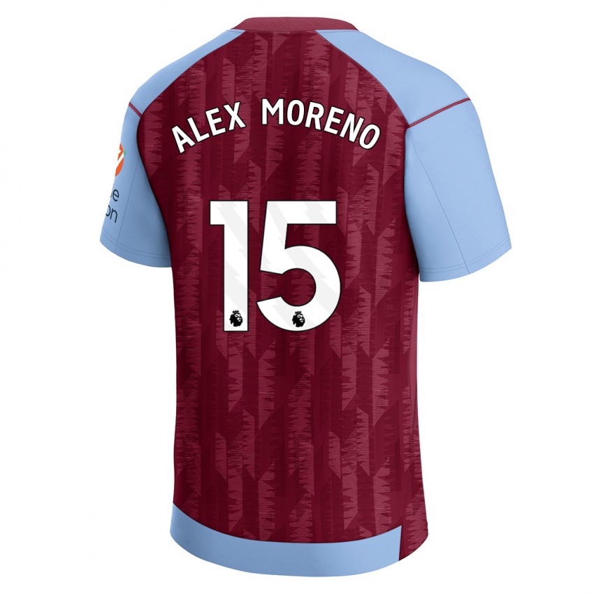 Pánské Alex Moreno #15 Claretblue Domů Hráčské Dresy 2023/24 Dres