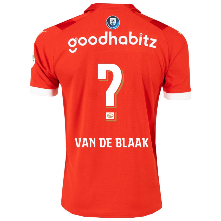 Pánské Emmanuel Van De Blaak #0 Červené Domů Hráčské Dresy 2023/24 Dres