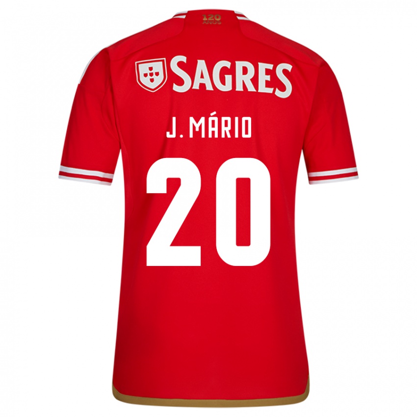 Pánské Joao Mario #20 Červené Domů Hráčské Dresy 2023/24 Dres