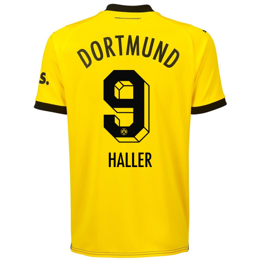 Pánské Sebastien Haller #9 Žlutá Domů Hráčské Dresy 2023/24 Dres