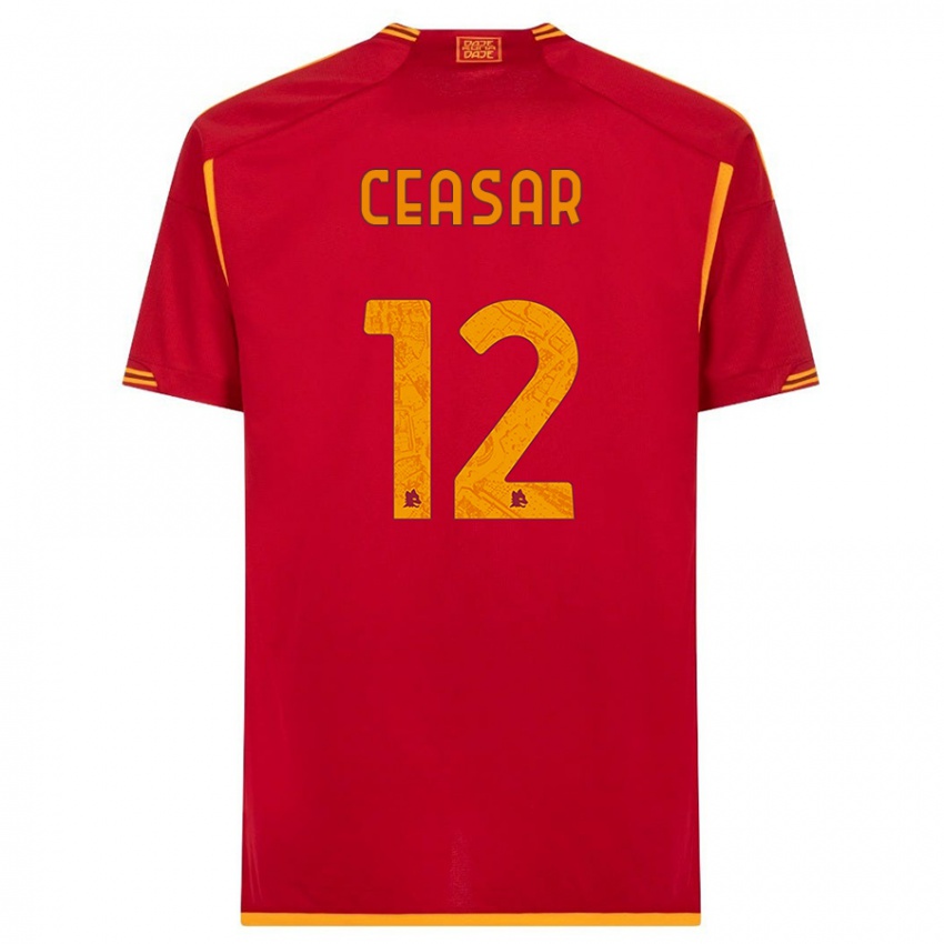 Pánské Camelia Ceasar #12 Červené Domů Hráčské Dresy 2023/24 Dres