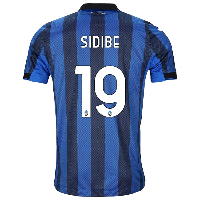 Pánské Alassane Sidibe #19 Černá Modrá Domů Hráčské Dresy 2023/24 Dres