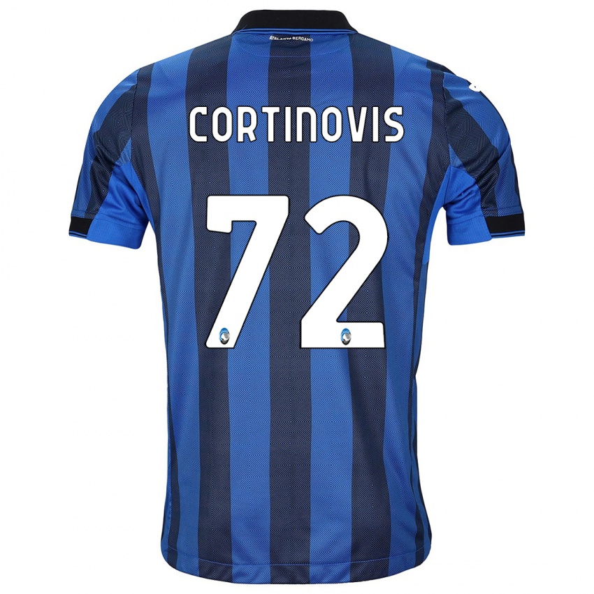 Pánské Alessandro Cortinovis #72 Černá Modrá Domů Hráčské Dresy 2023/24 Dres