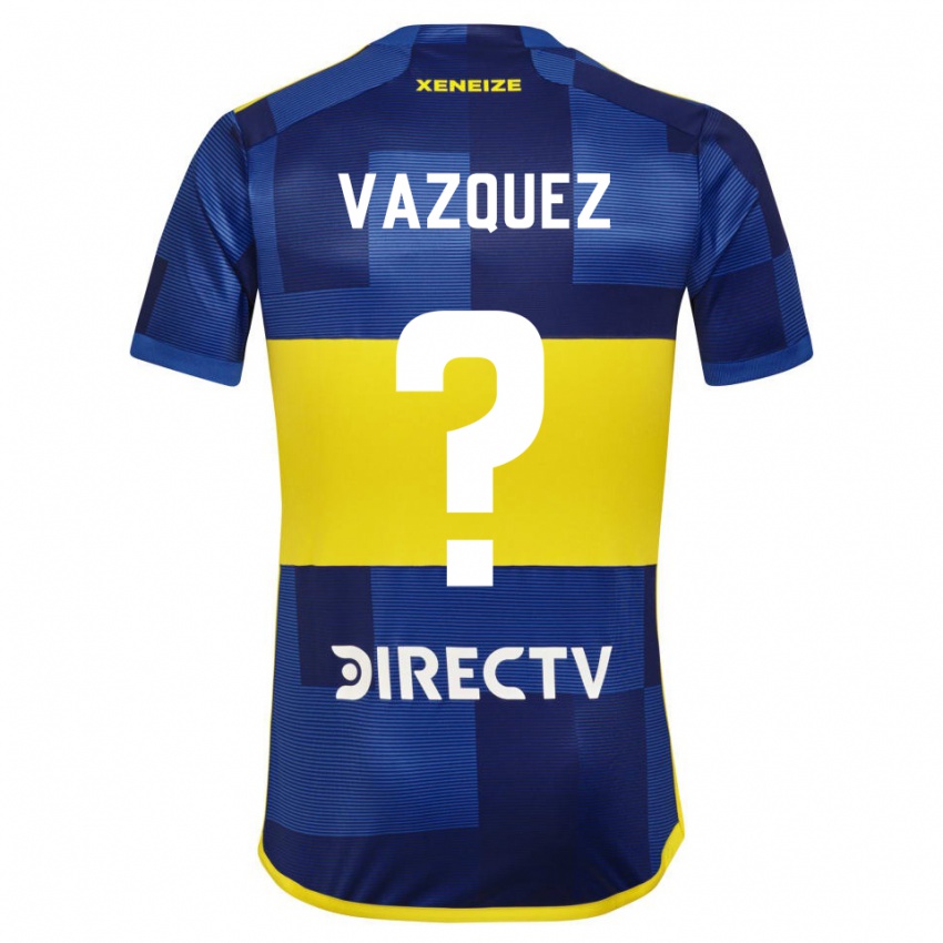 Pánské Luis Vazquez #0 Tmavě Modrá Žlutá Domů Hráčské Dresy 2023/24 Dres