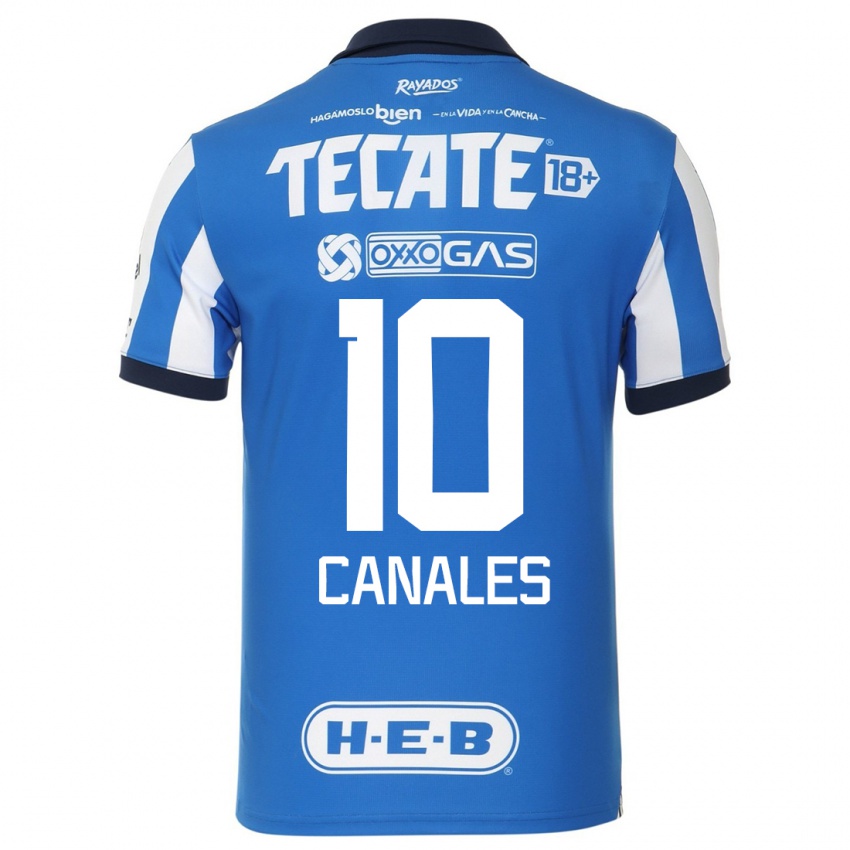 Pánské Sergio Canales #10 Modrá Bílá Domů Hráčské Dresy 2023/24 Dres