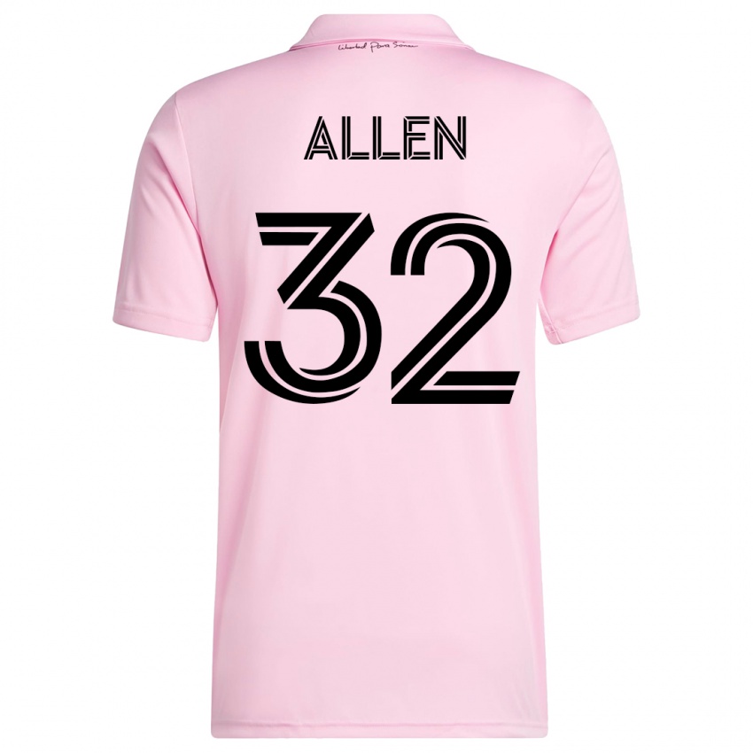 Pánské Noah Allen #32 Růžový Domů Hráčské Dresy 2023/24 Dres