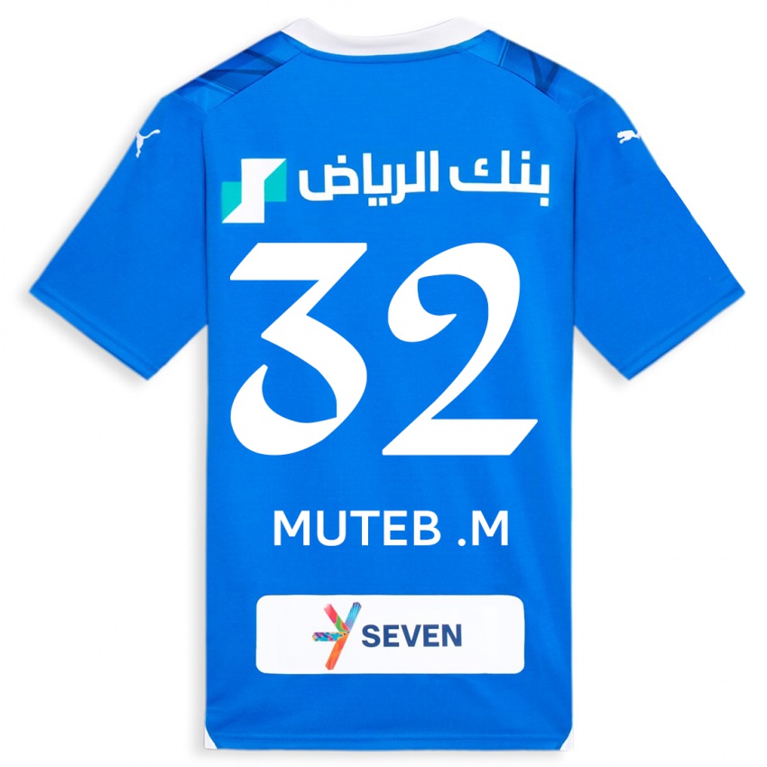 Pánské Muteb Al-Mufarrij #32 Modrý Domů Hráčské Dresy 2023/24 Dres