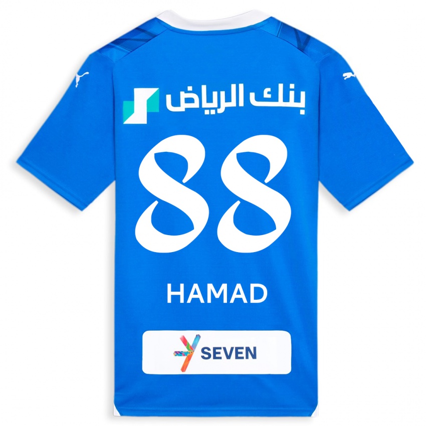 Pánské Hamad Al-Yami #88 Modrý Domů Hráčské Dresy 2023/24 Dres