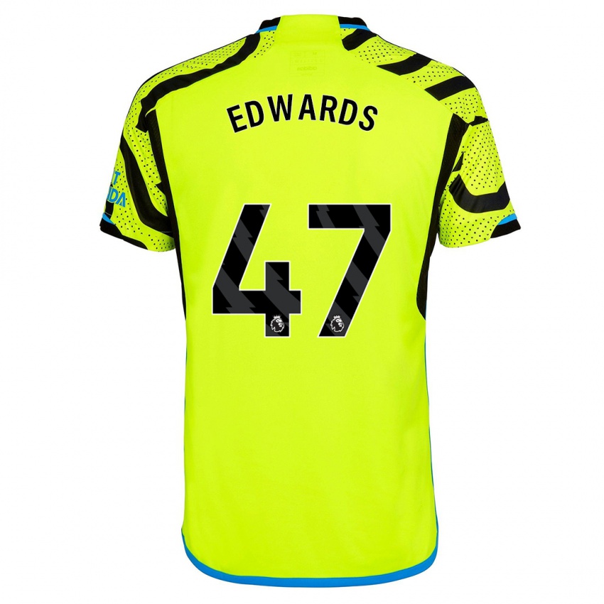 Pánské Khayon Edwards #47 Žlutá Daleko Hráčské Dresy 2023/24 Dres