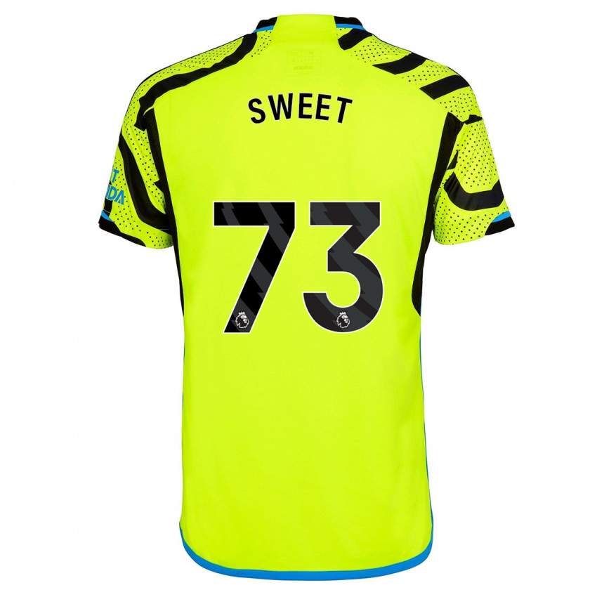 Pánské James Sweet #73 Žlutá Daleko Hráčské Dresy 2023/24 Dres