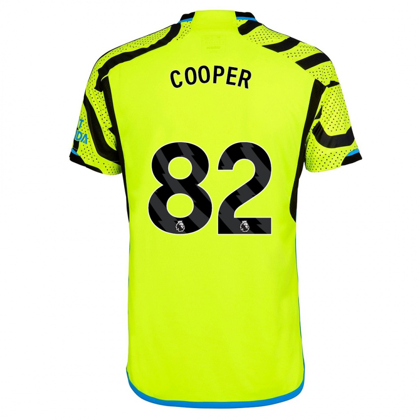 Pánské Noah Cooper #82 Žlutá Daleko Hráčské Dresy 2023/24 Dres