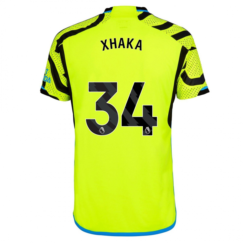 Pánské Granit Xhaka #34 Žlutá Daleko Hráčské Dresy 2023/24 Dres