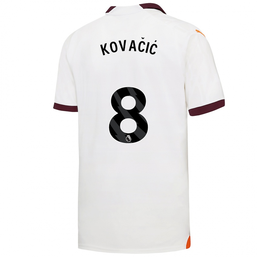 Pánské Mateo Kovacic #8 Bílý Daleko Hráčské Dresy 2023/24 Dres