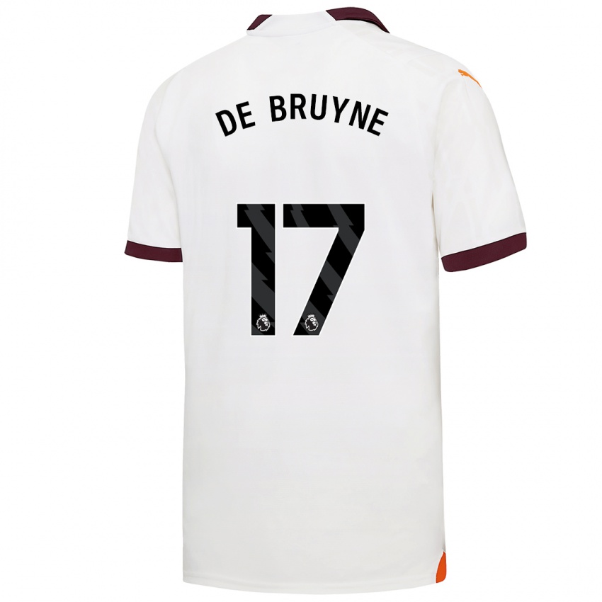 Pánské Kevin De Bruyne #17 Bílý Daleko Hráčské Dresy 2023/24 Dres