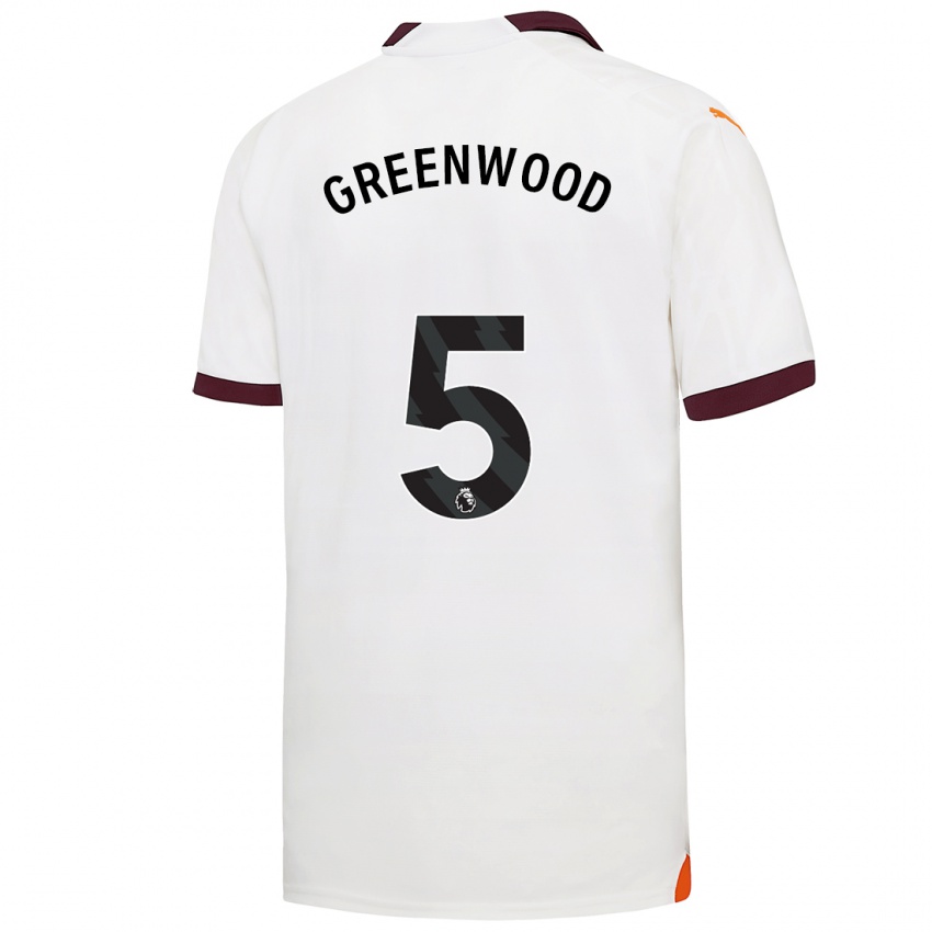 Pánské Alex Greenwood #5 Bílý Daleko Hráčské Dresy 2023/24 Dres