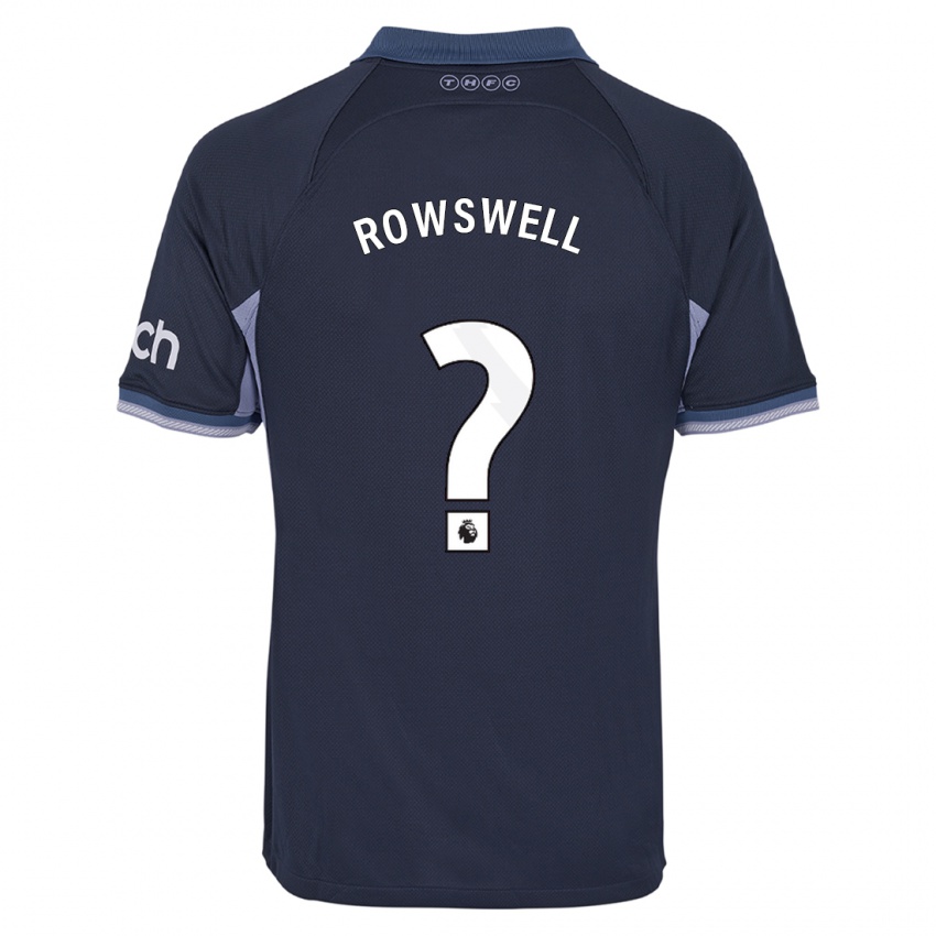 Pánské James Rowswell #0 Tmavě Modrá Daleko Hráčské Dresy 2023/24 Dres