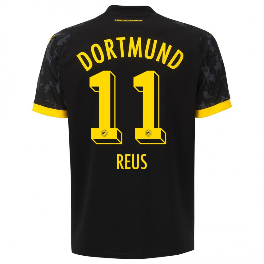 Pánské Marco Reus #11 Černá Daleko Hráčské Dresy 2023/24 Dres