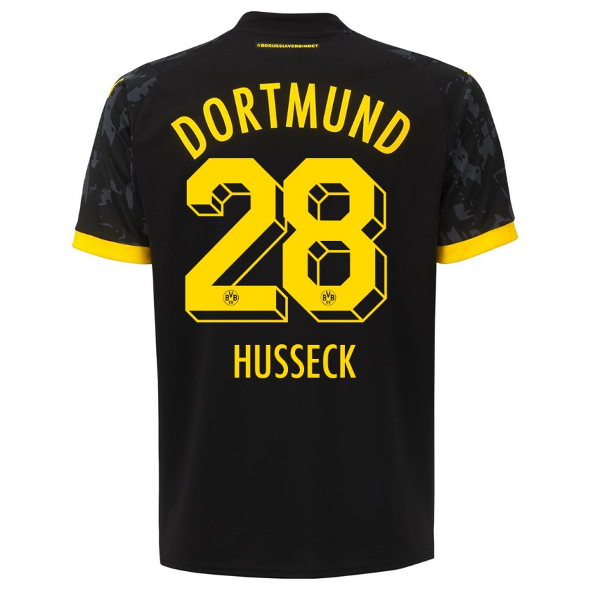 Pánské Jonah Husseck #28 Černá Daleko Hráčské Dresy 2023/24 Dres