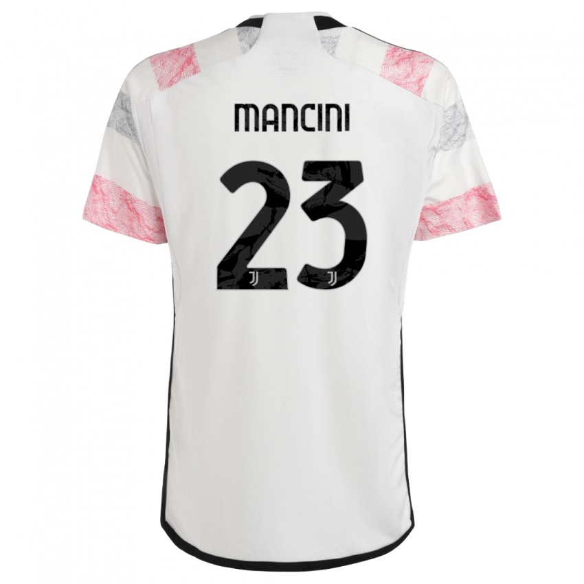 Pánské Tommaso Mancini #23 Bílá Růžová Daleko Hráčské Dresy 2023/24 Dres