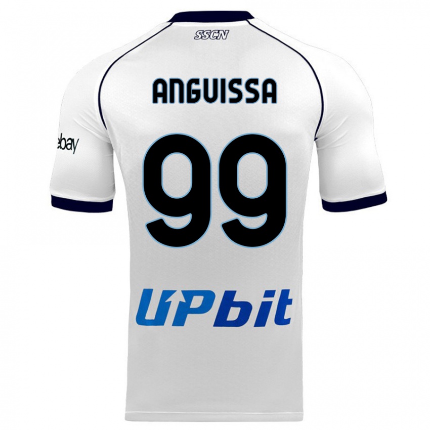 Pánské Andre Zambo Anguissa #99 Bílý Daleko Hráčské Dresy 2023/24 Dres