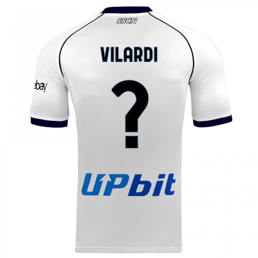 Pánské Mario Vilardi #0 Bílý Daleko Hráčské Dresy 2023/24 Dres