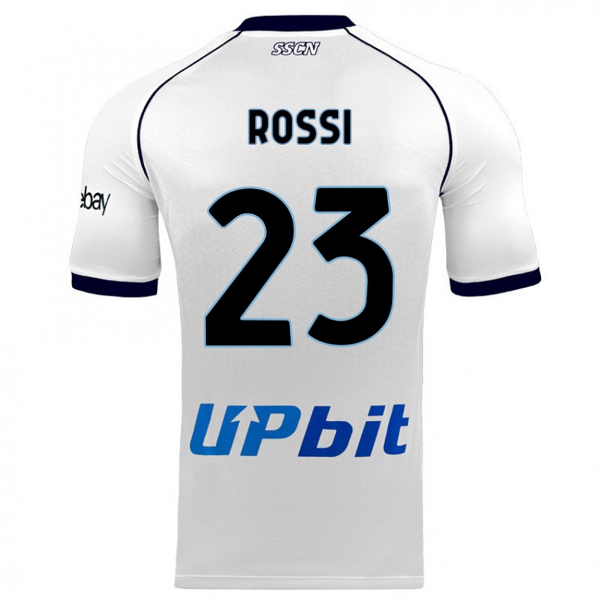 Pánské Leonardo Rossi #23 Bílý Daleko Hráčské Dresy 2023/24 Dres