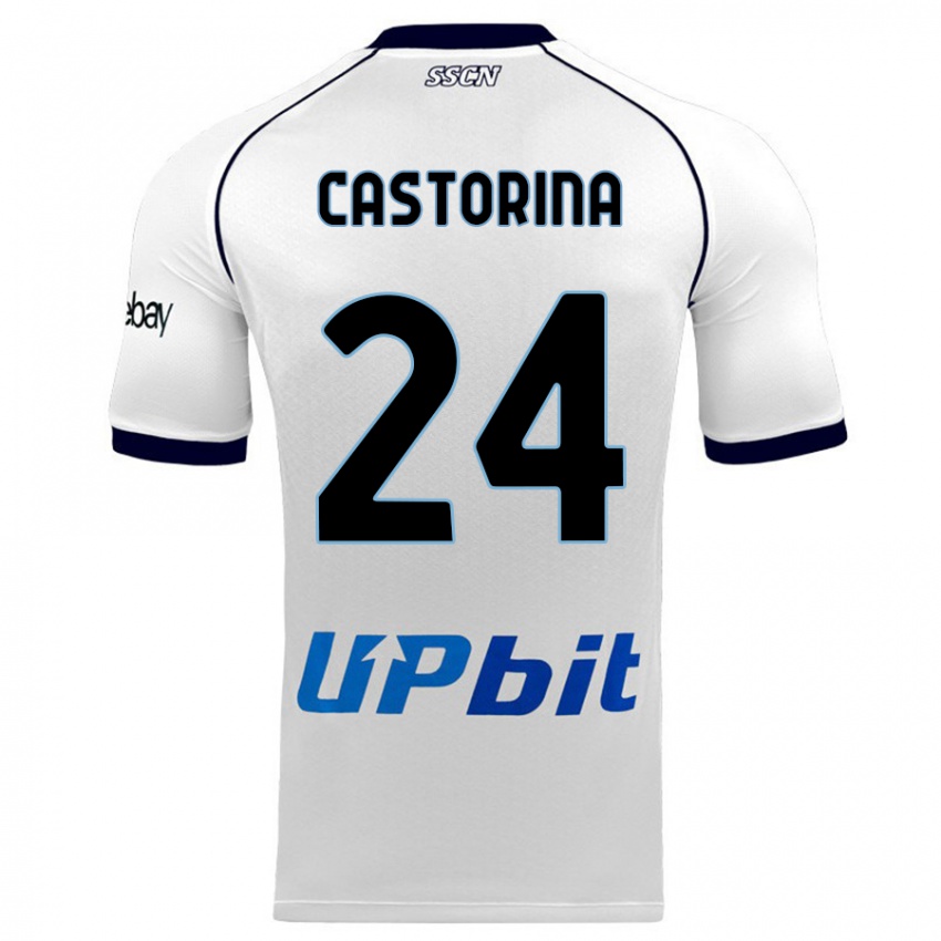 Pánské Alessandro Castorina #24 Bílý Daleko Hráčské Dresy 2023/24 Dres