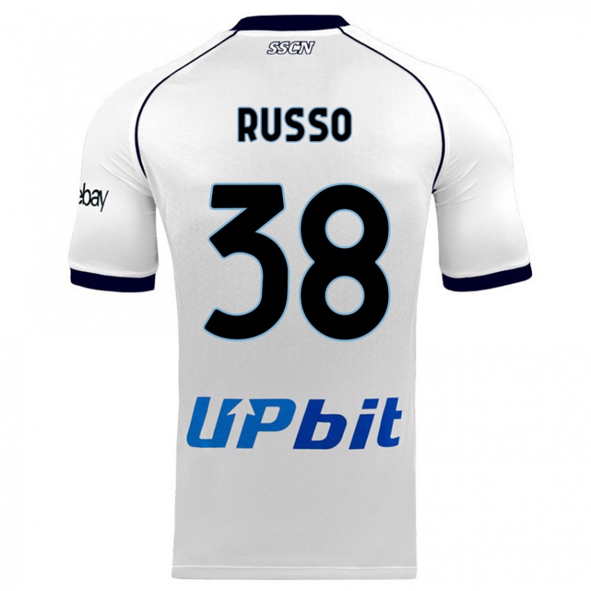 Pánské Lorenzo Russo #38 Bílý Daleko Hráčské Dresy 2023/24 Dres