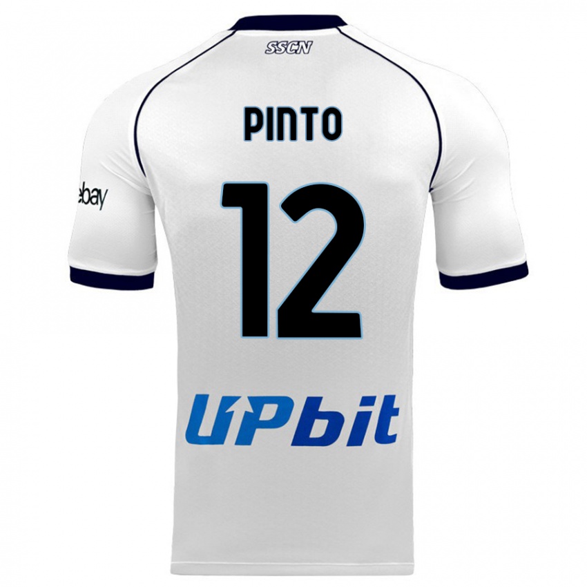 Pánské Ciro Pinto #12 Bílý Daleko Hráčské Dresy 2023/24 Dres