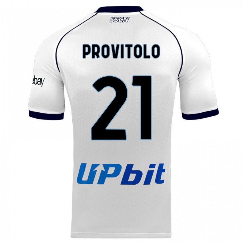 Pánské Vincenzo Provitolo #21 Bílý Daleko Hráčské Dresy 2023/24 Dres