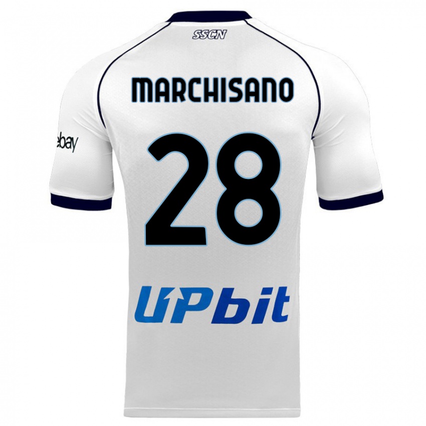 Pánské Matteo Marchisano #28 Bílý Daleko Hráčské Dresy 2023/24 Dres