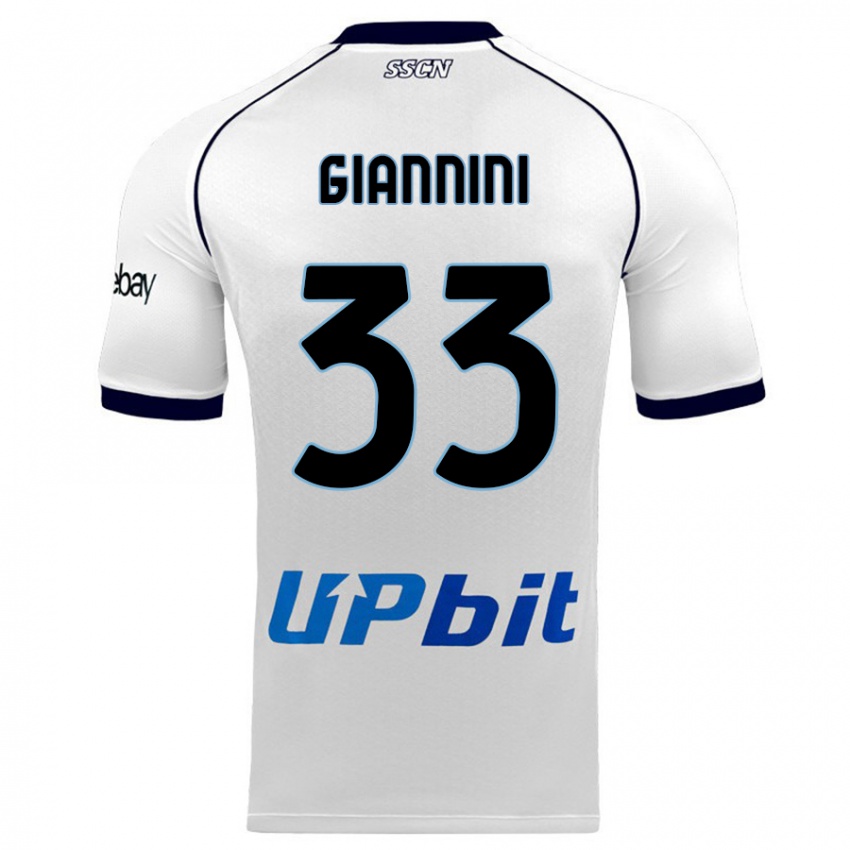 Pánské Enrico Giannini #33 Bílý Daleko Hráčské Dresy 2023/24 Dres