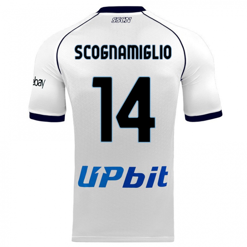 Pánské Fabio Scognamiglio #14 Bílý Daleko Hráčské Dresy 2023/24 Dres