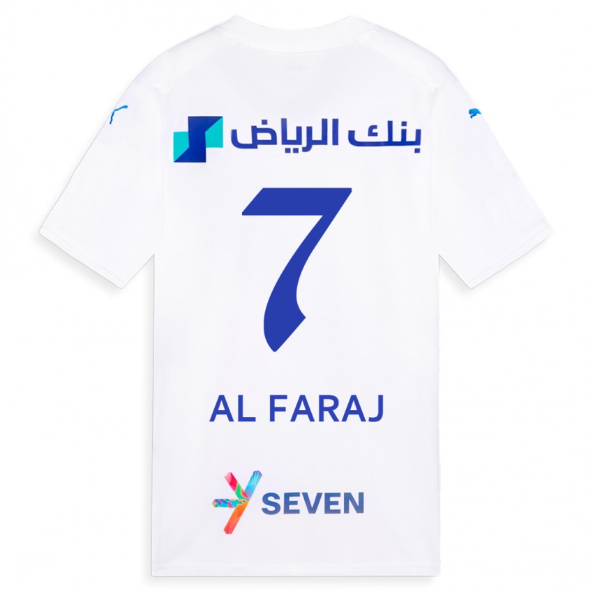 Pánské Salman Al-Faraj #7 Bílý Daleko Hráčské Dresy 2023/24 Dres