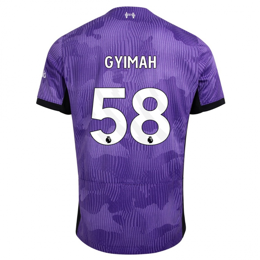 Pánské Francis Gyimah #58 Nachový Třetí Hráčské Dresy 2023/24 Dres