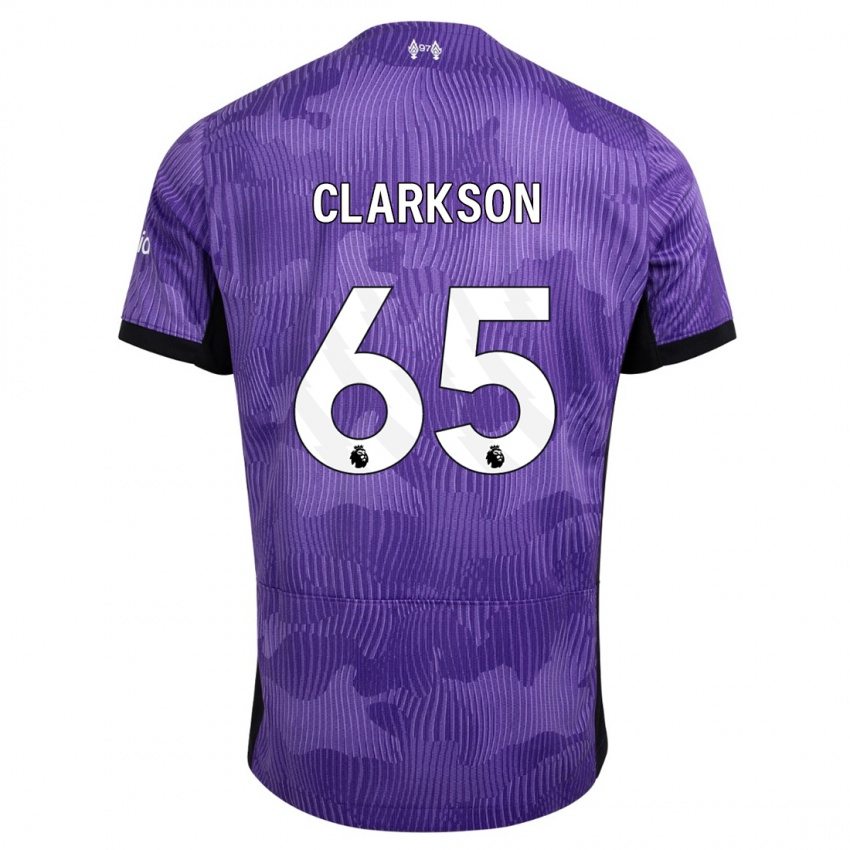 Pánské Leighton Clarkson #65 Nachový Třetí Hráčské Dresy 2023/24 Dres