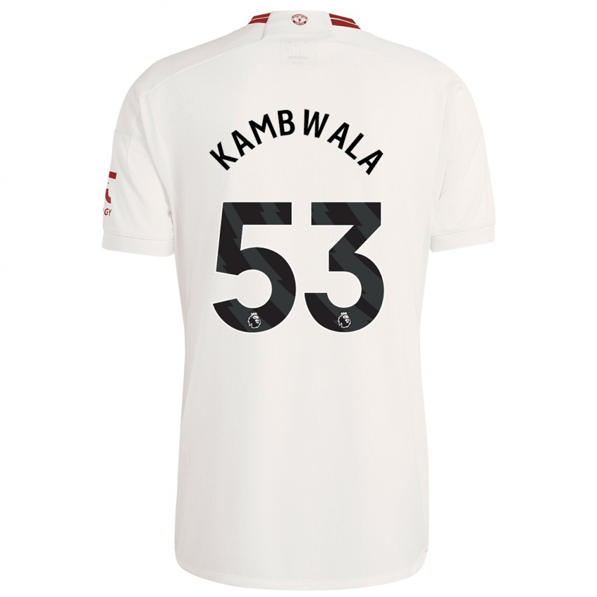 Pánské Willy Kambwala #53 Bílý Třetí Hráčské Dresy 2023/24 Dres