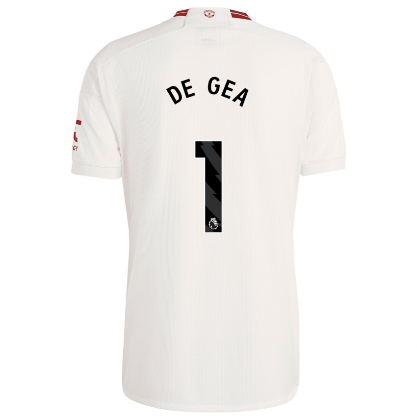 Pánské David De Gea #1 Bílý Třetí Hráčské Dresy 2023/24 Dres