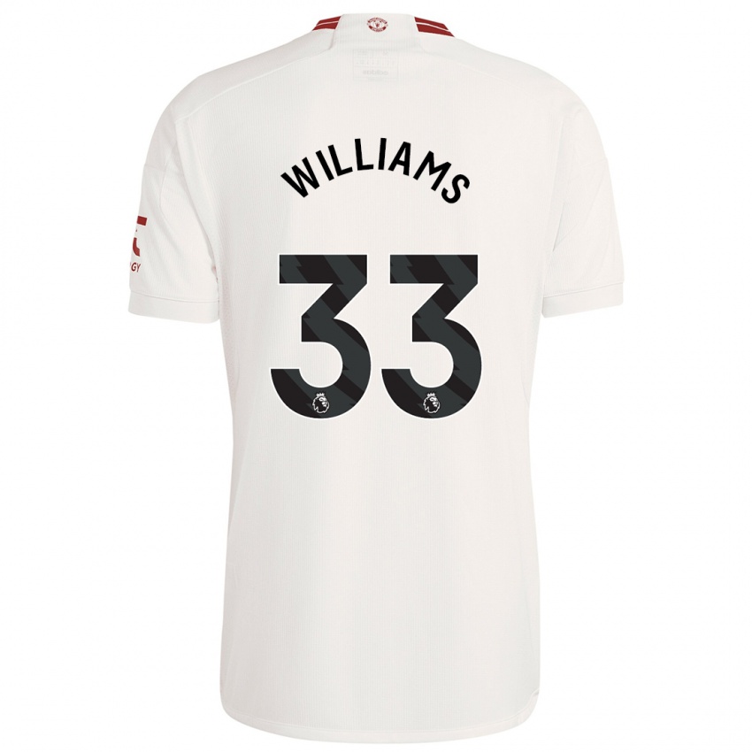 Pánské Brandon Williams #33 Bílý Třetí Hráčské Dresy 2023/24 Dres