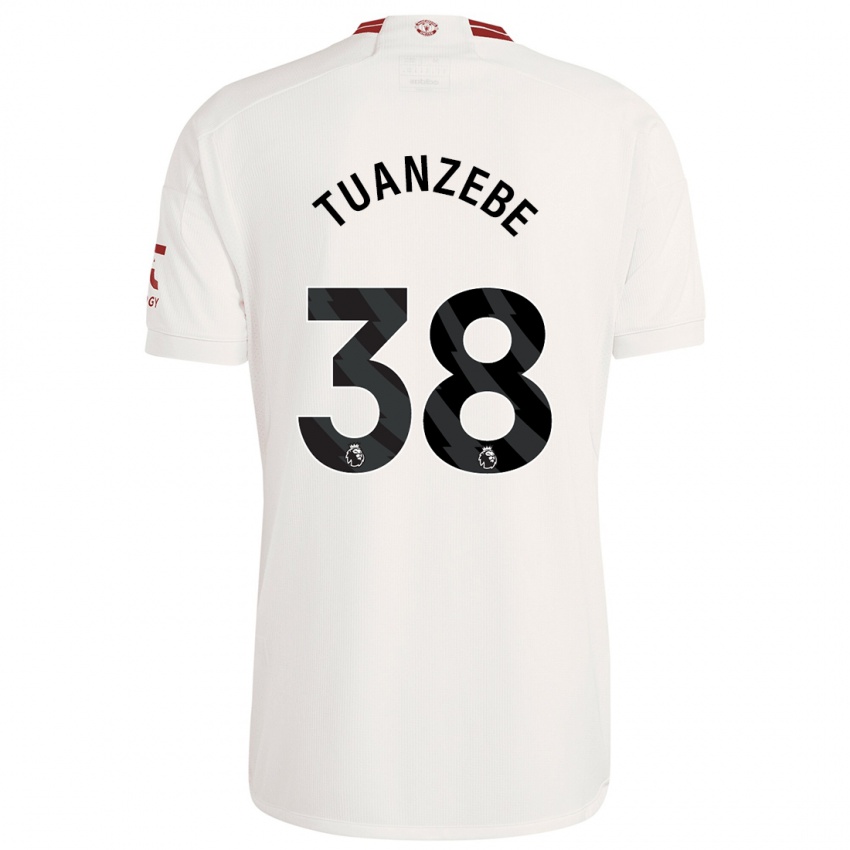 Pánské Axel Tuanzebe #38 Bílý Třetí Hráčské Dresy 2023/24 Dres