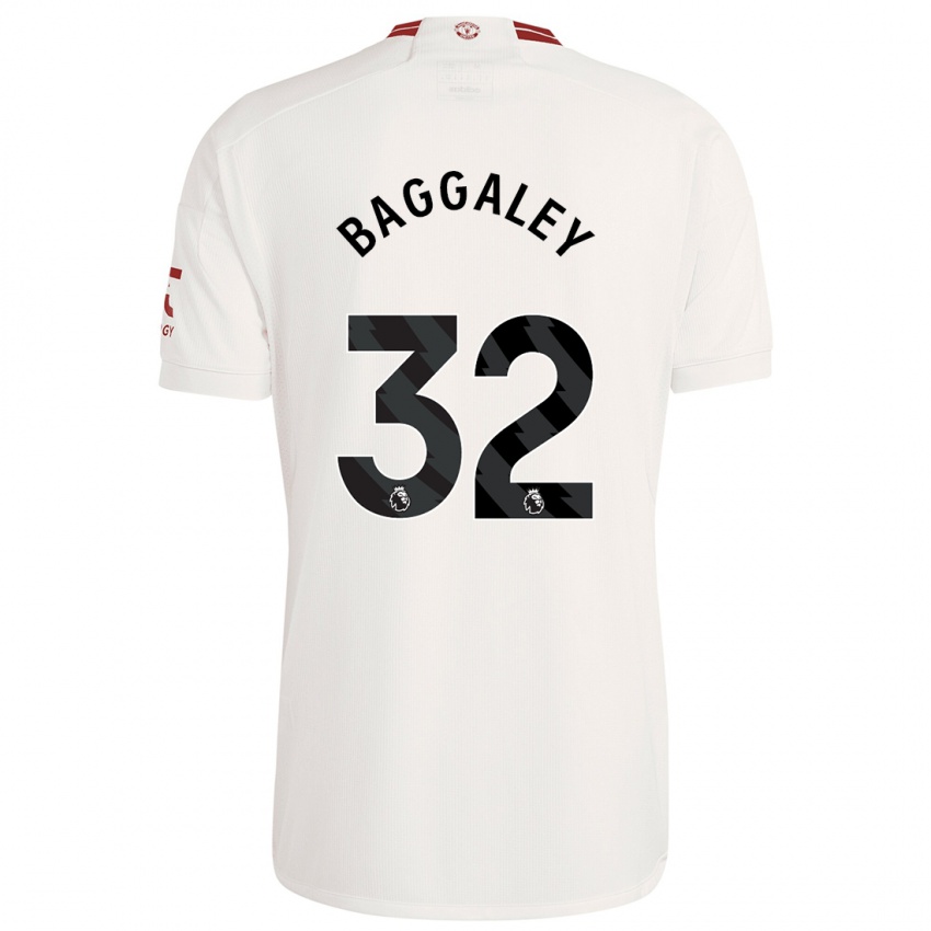 Pánské Sophie Baggaley #32 Bílý Třetí Hráčské Dresy 2023/24 Dres