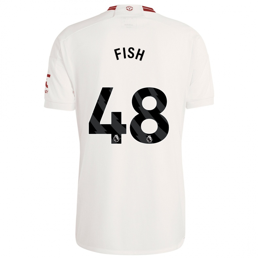 Pánské Will Fish #48 Bílý Třetí Hráčské Dresy 2023/24 Dres