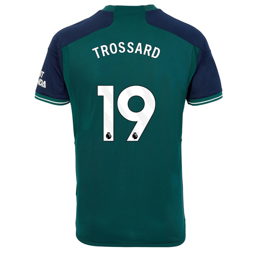 Pánské Leandro Trossard #19 Zelená Třetí Hráčské Dresy 2023/24 Dres