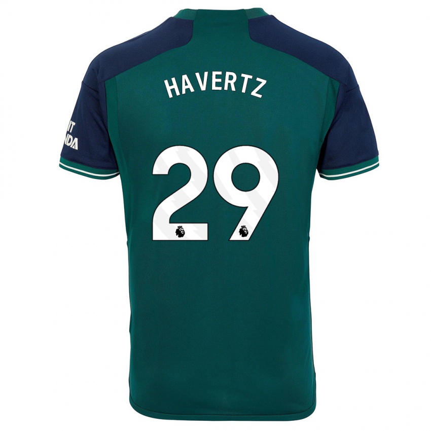 Pánské Kai Havertz #29 Zelená Třetí Hráčské Dresy 2023/24 Dres