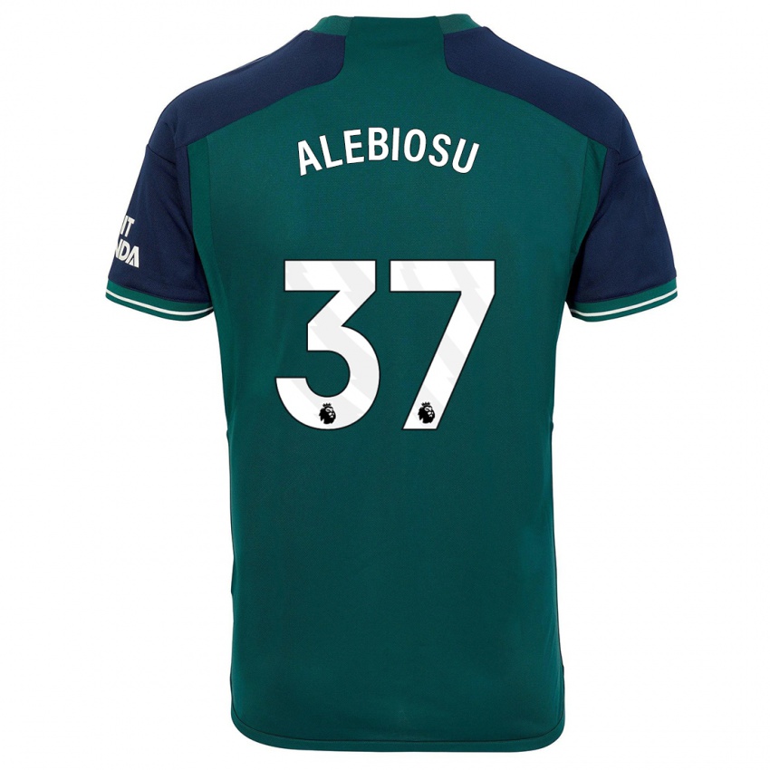 Pánské Ryan Alebiosu #37 Zelená Třetí Hráčské Dresy 2023/24 Dres