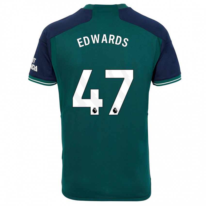 Pánské Khayon Edwards #47 Zelená Třetí Hráčské Dresy 2023/24 Dres